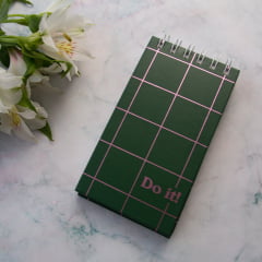 Bloco Do it! - Verde e Rosa Bloco Do it! - Verde e Rosa
